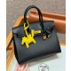 에르메스 Hermes Birkin 30cm Epsom 89 Noir/gold