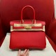 에르메스 Hermes Birkin 30cm Epsom Q5 Rouge casaque/gold