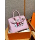 에르메스 Hermes Birkin 30cm Epsom X9 Mauve/silver