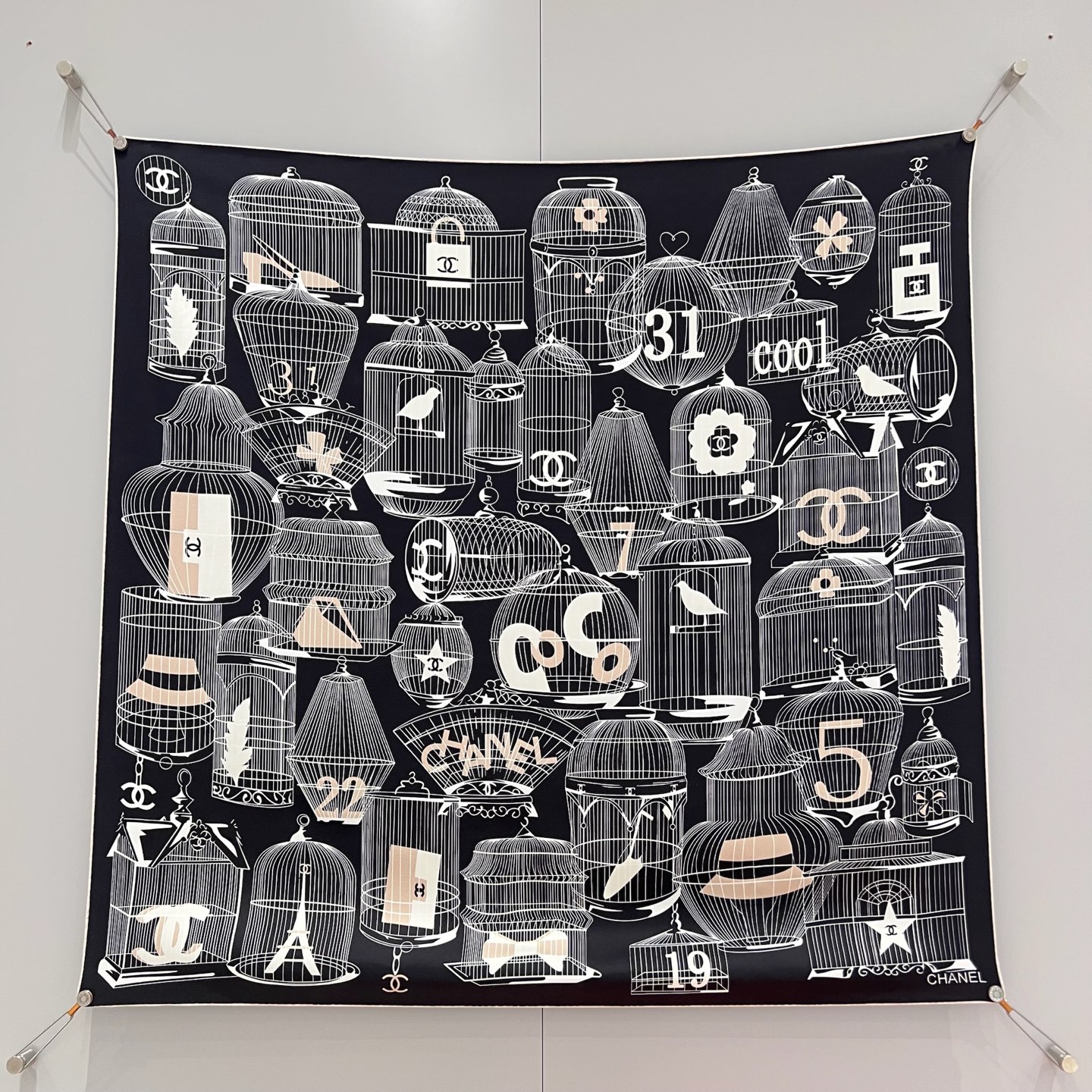 샤넬 CHANEL 스카프 90×90CM