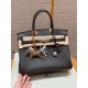 에르메스 Hermes Birkin 30cm Togo 47 Chocolate/silver