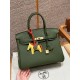 에르메스 Hermes Birkin 30cm Togo 61 Olive Green/gold
