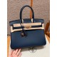에르메스 Hermes Birkin 30cm Togo 73 Blue saphir/Rose gold