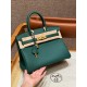 에르메스 Hermes Birkin 30cm Togo Z6 Malachite/gold