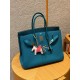 에르메스 Hermes Birkin 35cm Togo 7C Cobalt/silver