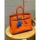 에르메스 Hermes Birkin 35cm Togo 93 Orange/gold