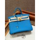 에르메스 Hermes Birkin 35cm Togo OF Blue Frida/gold