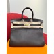 에르메스 Hermes Birkin 35cm TN 46 Ebene/gold
