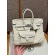 에르메스 Hermes Birkin Cargo 25cm Canvas and Swift i2 Nata/silver