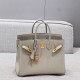 에르메스 Hermes Brikin 25cm Germany Leather 8L beton/gold