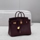 에르메스 Hermes Brikin 25cm Togo 0G Rouge seller/gold