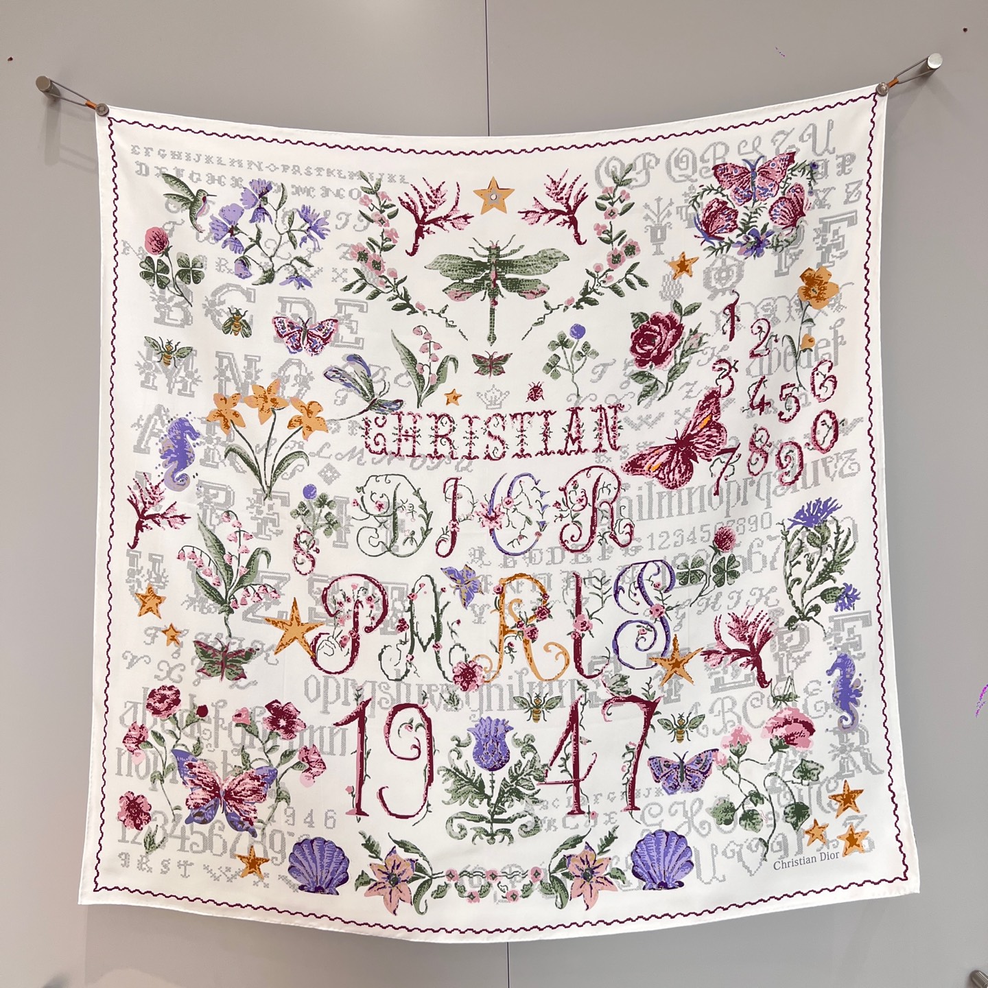 디올 Dior 스카프 90×90CM