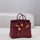 에르메스 Hermes Brikin 25cm Germany Leather 55 Rouge H/gold