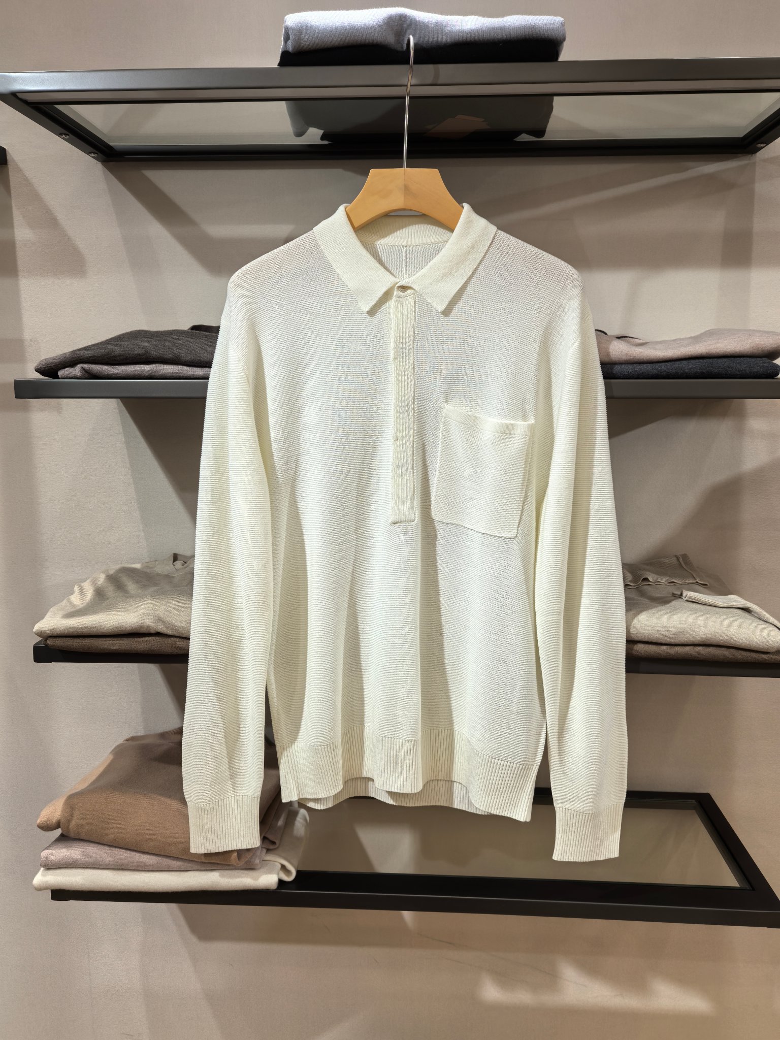제냐 Zegna 긴팔 티셔츠