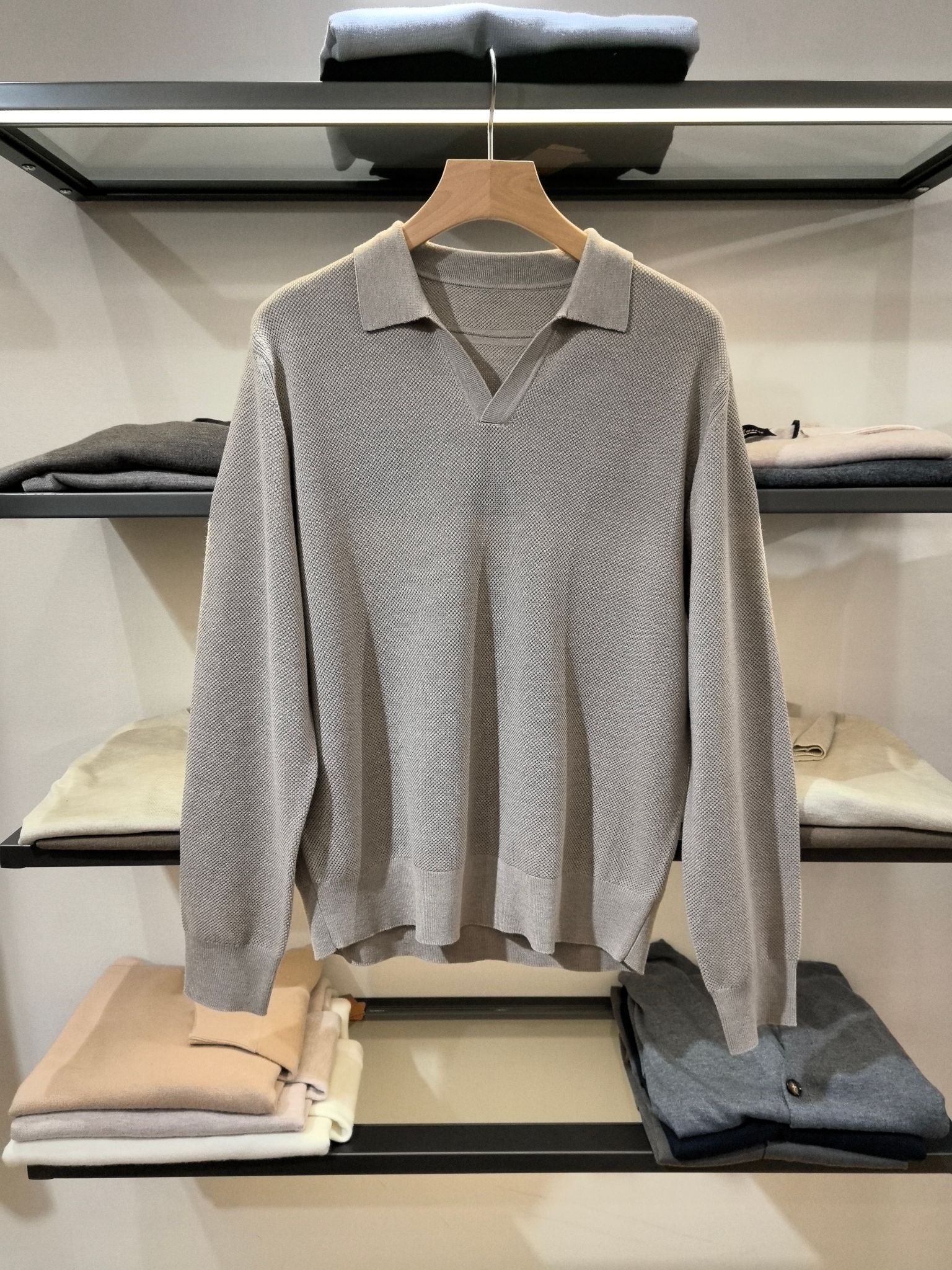 제냐 Zegna 긴팔 티셔츠