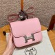 에르메스 Hermes Constance 19cm Epsom 3Q Rose sakure/silver