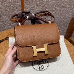 에르메스 Hermes Constance 19cm Epsom 37 Gold/gold