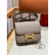 에르메스 Hermes Constance 19cm Epsom M8 Gris asphalt/gold
