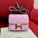 에르메스 Hermes Constance 19cm Epsom X9 mauve/gold