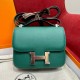 에르메스 Hermes Constance 19cm Epsom Z6 Malachite/silver
