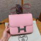 에르메스 Hermes Constance 19cm Swift 3Q Rose Sakura/silver