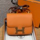 에르메스 Hermes Constance 24cm Epsom 93 Orange/gold