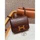 에르메스 Hermes Constance 24cm Matte alligator 41 Havane/silver