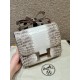 에르메스 Hermes Constance 24cm Niloticus Himalaya/silver