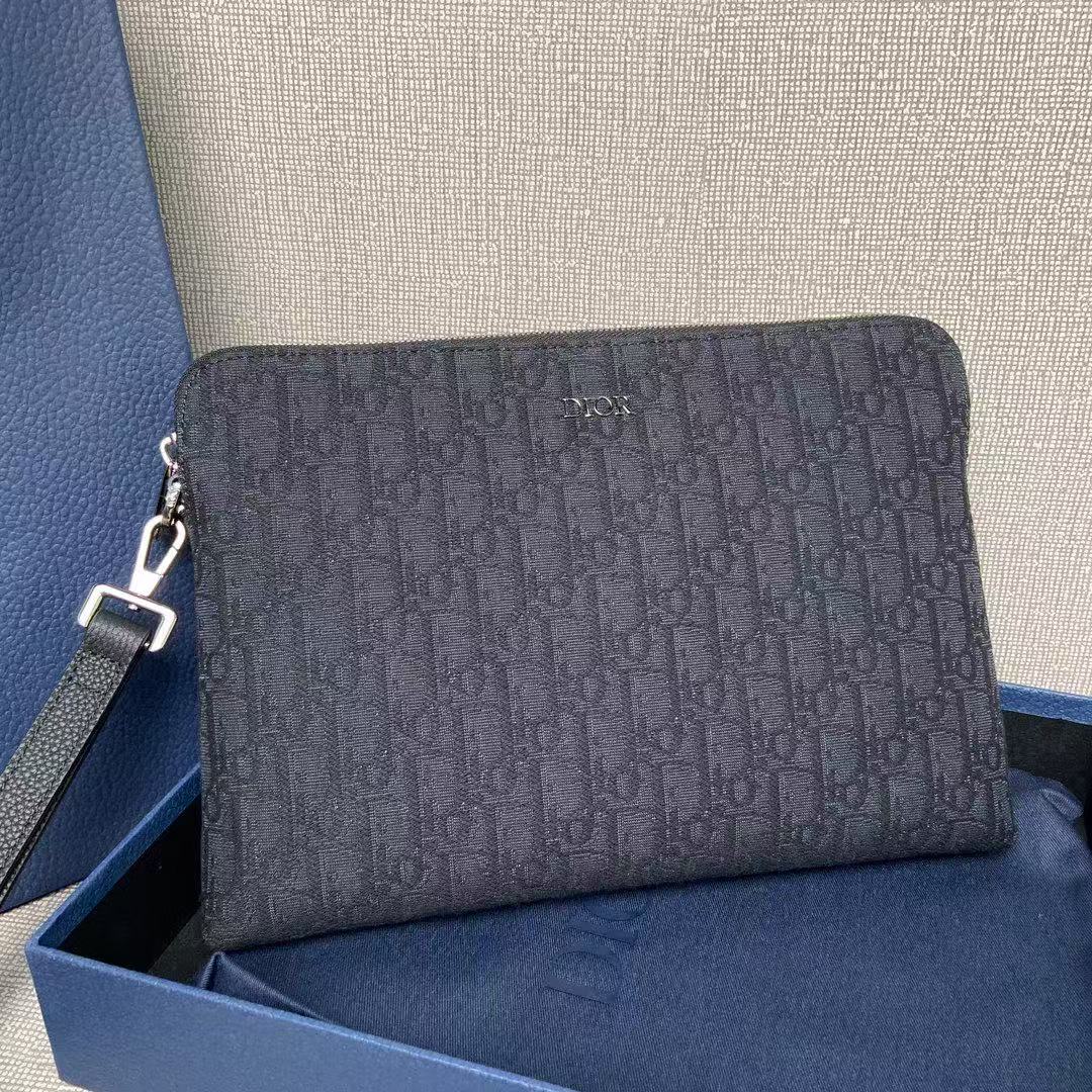 디올 Dior Zipped Pouch 지퍼 파우치 30cm