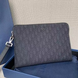 디올 Dior Zipped Pouch 지퍼 파우치 30cm