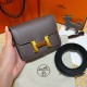 에르메스 Hermes Constance slim 12.4cm Epsom 8F Gris etain/gold