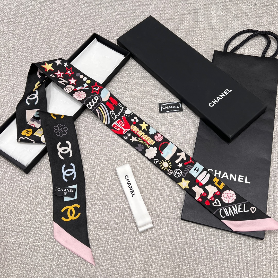 샤넬 CHANEL 실크 트윌리 120×6CM