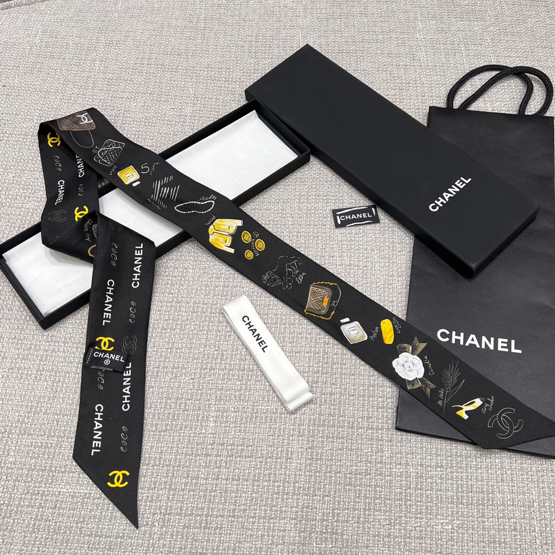 샤넬 CHANEL 실크 트윌리 120×6CM