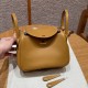 에르메스 Hermes Mini Lindy 19cm Swift 2S Sesame/silver