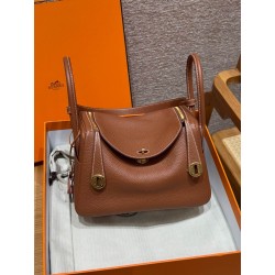에르메스 Hermes Lindy 26cm Clemence 37Gold/gold