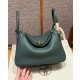에르메스 Hermes Lindy 26cm Clemence 63 Vert Amanda/gold