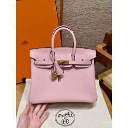 에르메스 Hermes Birkin 25cm Epsom 3Q Rose Sakure/gold