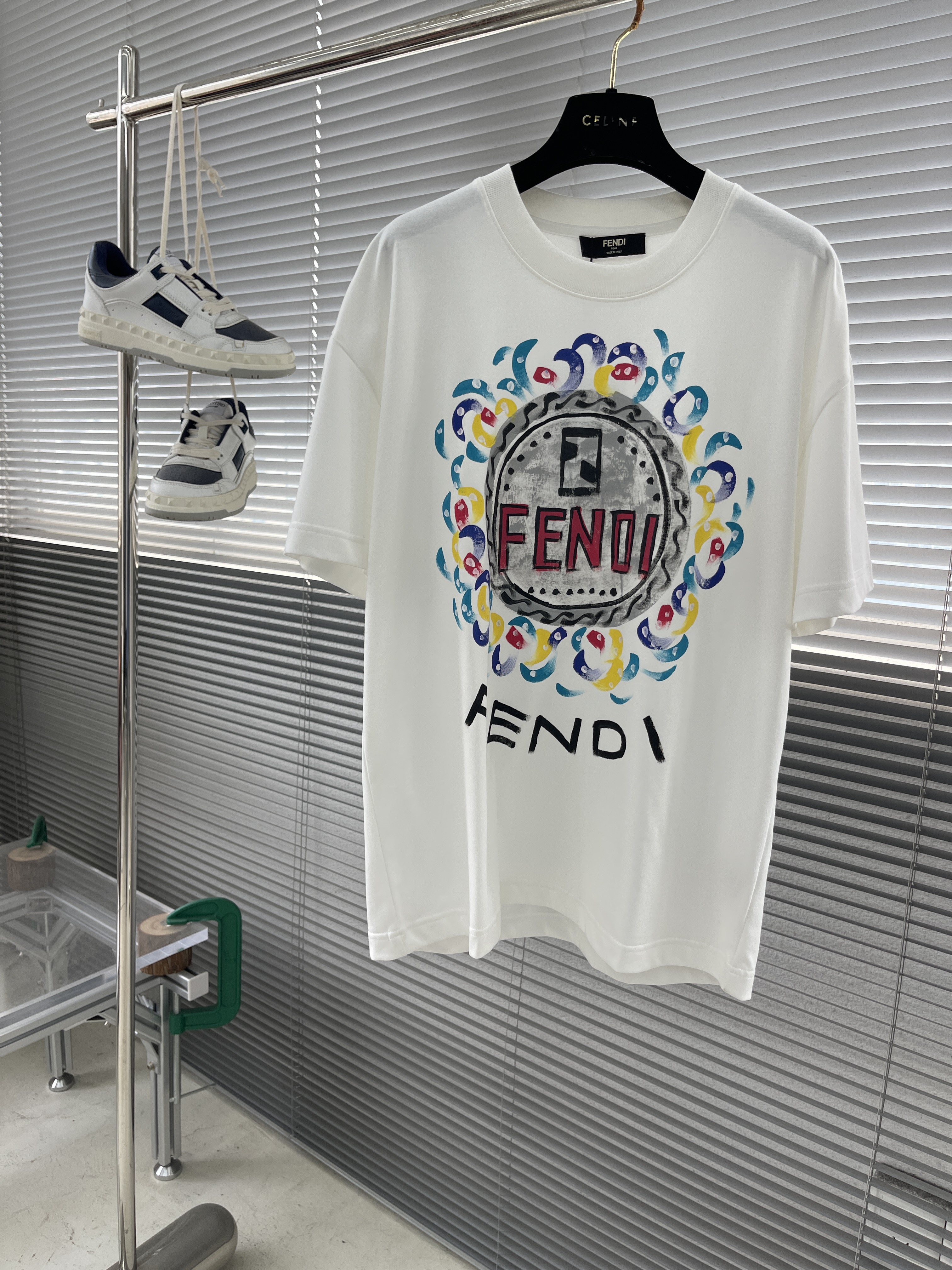 펜디 FENDI 반팔 티셔츠