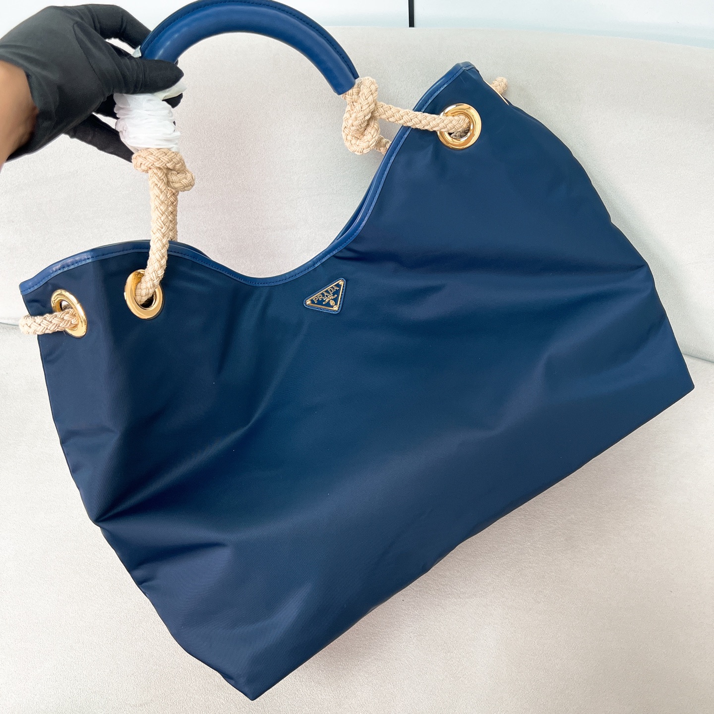프라다 Prada 1BC244 Mariner 토트 백 48CM