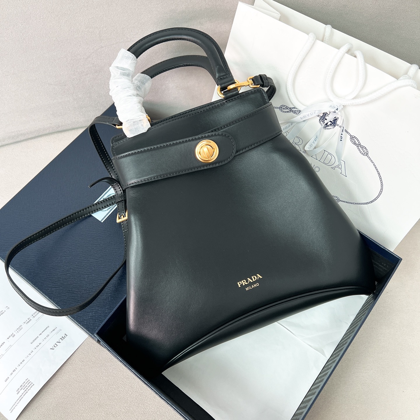 프라다 Prada 1BG567 벨트 백 31CM