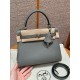에르메스 Hermes Kelly 25cm Swift 0L Girs Mayer/silver
