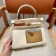 에르메스 Hermes Kelly Colormatic 25cm Swift i2 Nata 0M Chai T0 Blue Brume 9R Lime X9 Mauve Sylvestre 6C Cuivre/gold