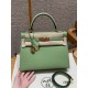 에르메스 Hermes Kelly 28cm Epsom 3i Vert Criquent/gold
