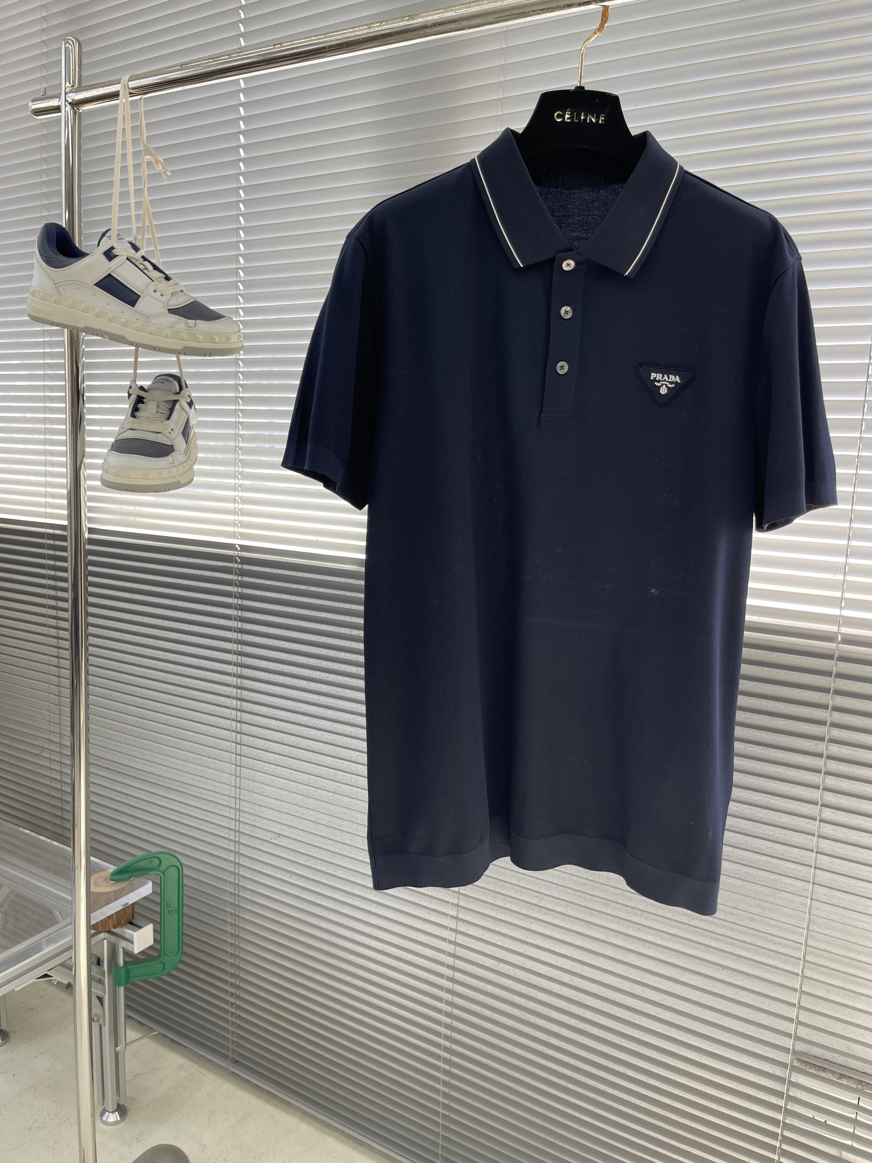 프라다 Prada 반팔 폴로 셔츠