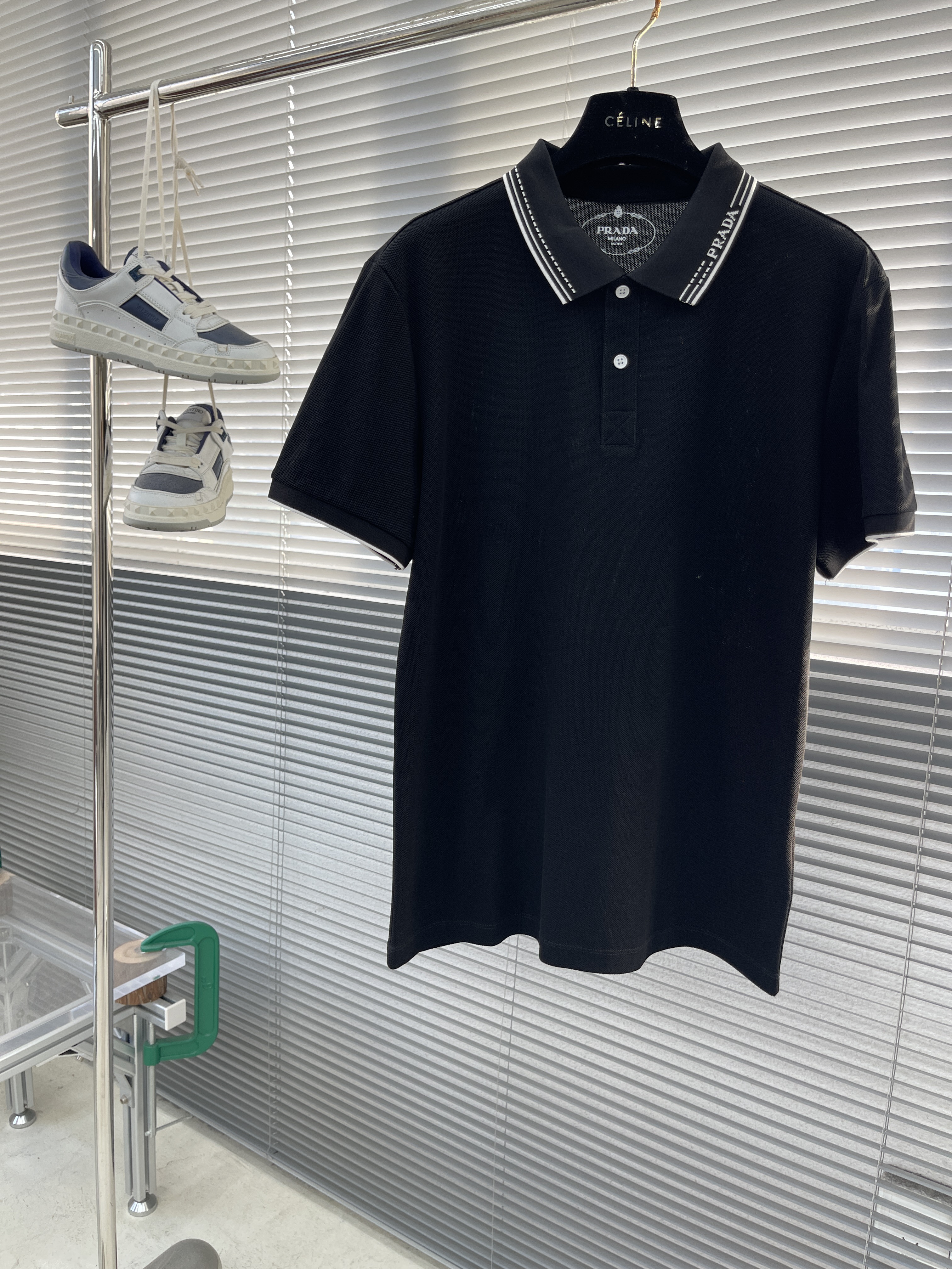 프라다 Prada 반팔 폴로 셔츠