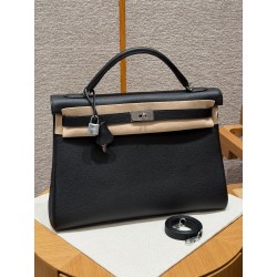 에르메스 Hermes Kelly 40cm Togo 89 noir/silver