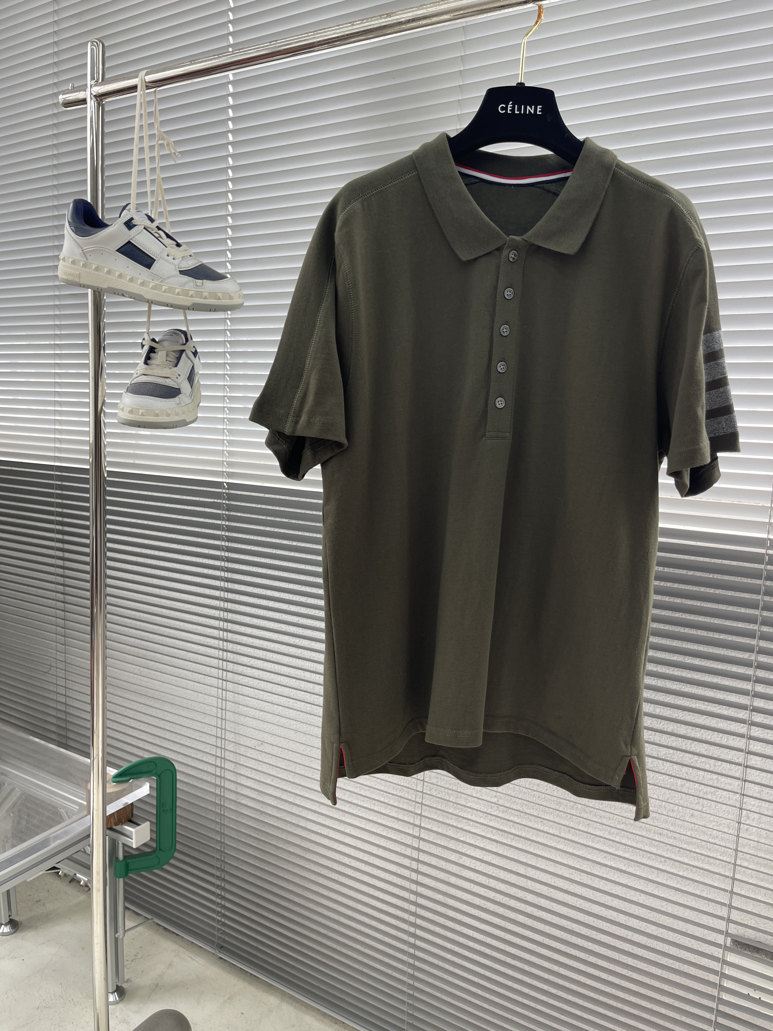 톰브라운 Thom Browne 반팔 폴로 셔츠