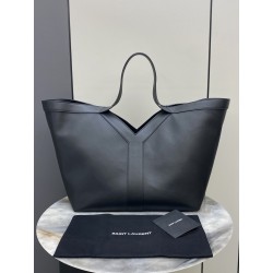 생로랑 Saint laurent/YSL 817602 Y Tote in Grained Leather Black