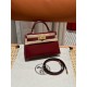 에르메스 Hermes Mini Kelly 19cm Box 57 Bordeaux/gold