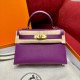 에르메스 Hermes Mini Kelly 19cm Epsom P9 Anemone/gold